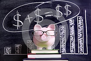 Piggy Bank savings plan investment growth photo