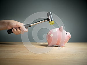 Piggy bank, savings, investments ,currency concept