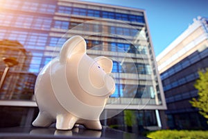 Piggybank in Financial District