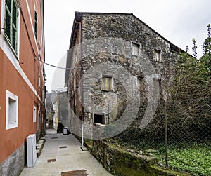 Pignone, old town in La Spezia province, Liguria, Italy