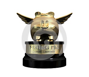 When Pigs Fly Trophy Award