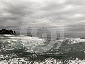 Piha Beach Moody Eve