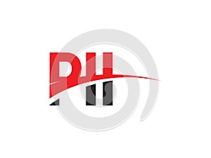 PII Letter Initial Logo Design Vector Illustration