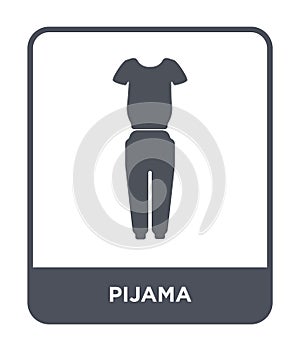 pijama icon in trendy design style. pijama icon isolated on white background. pijama vector icon simple and modern flat symbol for photo
