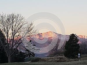 Pikes peak mornin photo