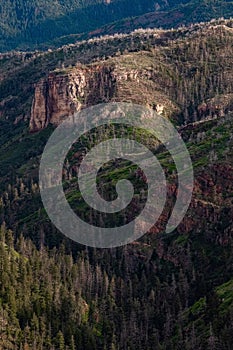 Pikes peak mountain range colorado springs