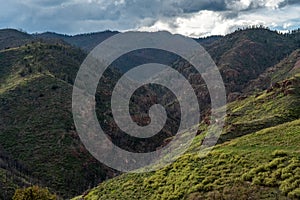 Pikes peak mountain range colorado springs