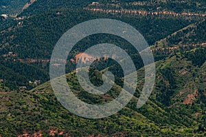 Pikes peak mountain range colorado springs