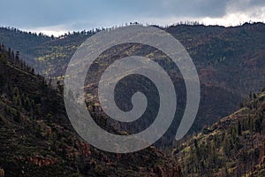 Pikes peak mountain range colorado springs