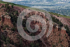 Pikes peak mountain range colorado springs