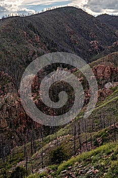 Pikes peak mountain range colorado springs