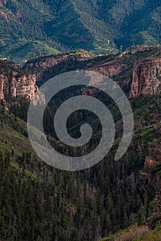 Pikes peak mountain range colorado springs