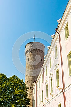 Pikk Hermann, Riigikogu the national assembly, Toompea, Tallinn, Estonia