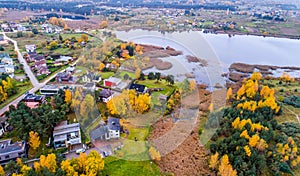 Pilaite district from above