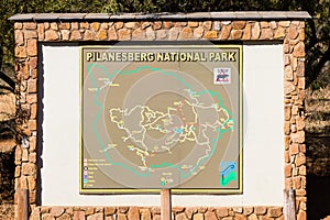 Pilanesberg National Park entry gate, South Africa