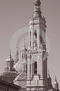 Pilar Basilica Cathedral Church; Saragossa; Spain