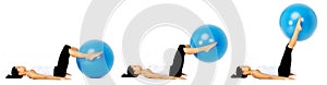 Pilates ball exercise