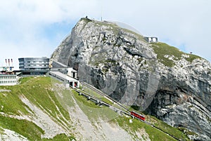 Pilatus Kulm station near the summit of Mount Pilatus