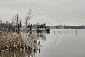 pilawa port - zegrzynski reservoir near warsaw