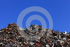 Pile of Aluminium scrap