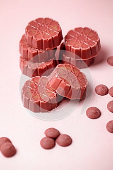 A Pile of Chocolates on a Table