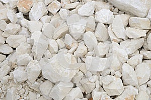 White lime stones photo
