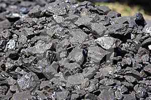 Pile Of Black Coal