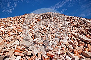 Pile of bricks