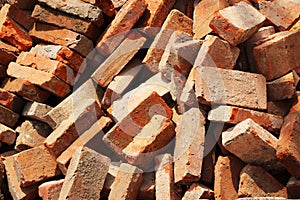 Pile of bricks