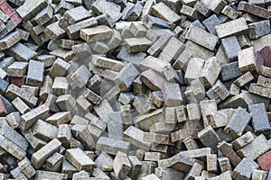 Pile of bricks