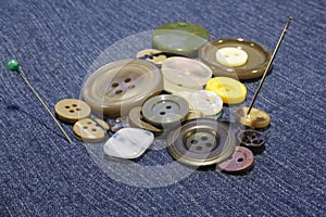 Pile of buttons
