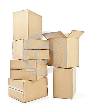 Pile of Cardboard Box photo