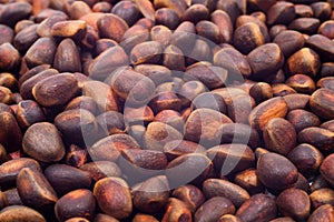 A pile of cedar nut