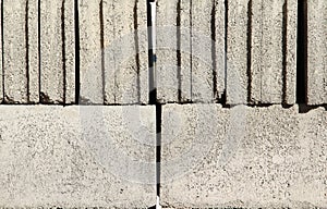 A pile of cement block