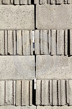 A pile of cement block texture background