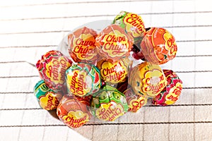 Pile of Chupa Chups candies