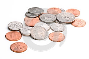 Pile of coins photo