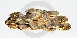 Pile of coins - Prague groschen