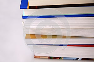 Pile of College Text Books