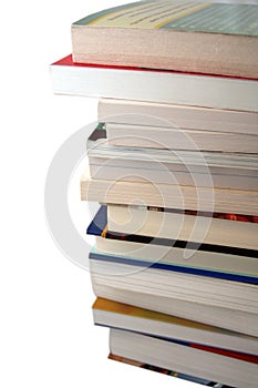 Pile of College Text Books