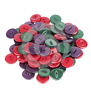 Pile of Colorful Buttons
