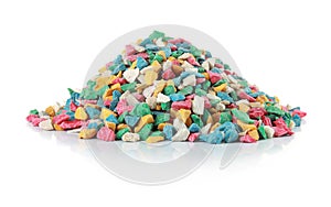 Pile of colorful stone