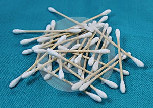 Pile of cotton ear buds