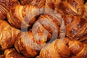 Pile of croissants 