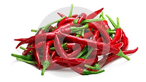 Pile of De Arbol chilies, paths