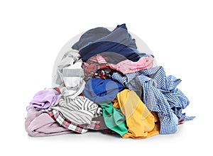 Pile of dirty clothes