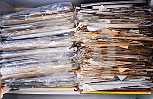 Pile of documents photo