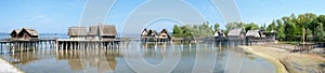 The pile dwellings on lake Constance in Unteruhldingen