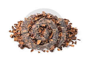 Pile of empty pine nuts husk