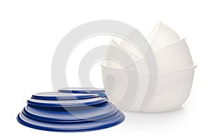 Plastic containers for food